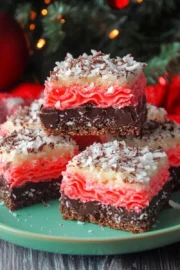 Easy Holiday Ruffle Squares with Coconut and Chocolate