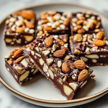 Healthy Chocolate Nut Bars