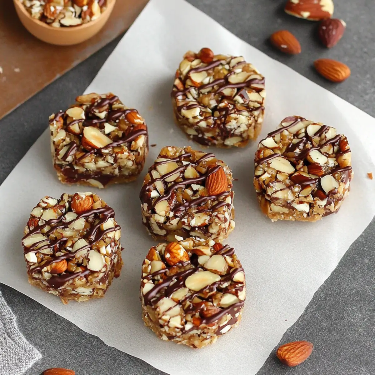 Easy Homemade Nut Bars with Dark Chocolate Drizzle