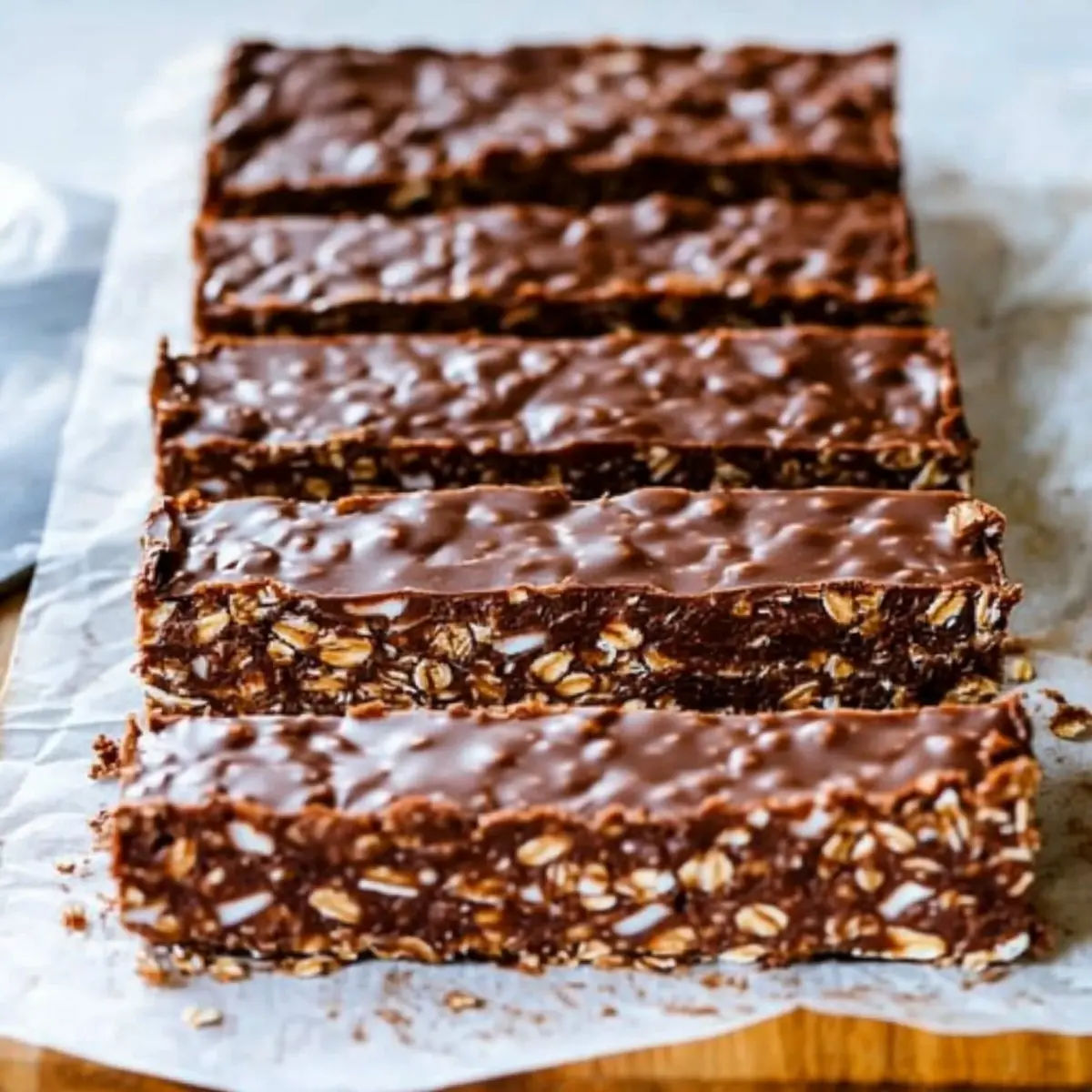 Chocolate Coconut Oat Bars - easy, healthy NO BAKE recipe!
